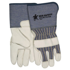 MCR SAFETY Mcr Safety 1936M Leather Palm Work Glove Medium