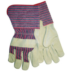 MCR SAFETY Mcr Safety 1933L Leather Palm Work Gloves Large