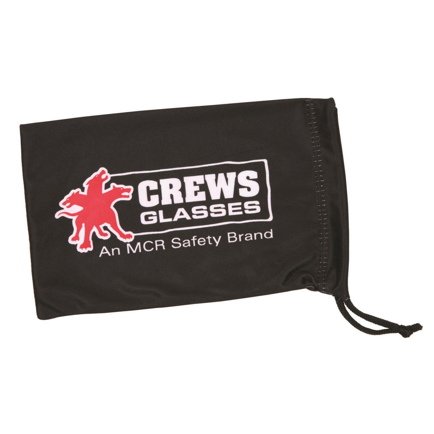 MCR SAFETY Mcr Safety 208 Black Satin Eyeglass Bag