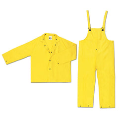MCR SAFETY Mcr Safety 3003X6 Flame Retardant Rain Suit 3 Piece Yellow