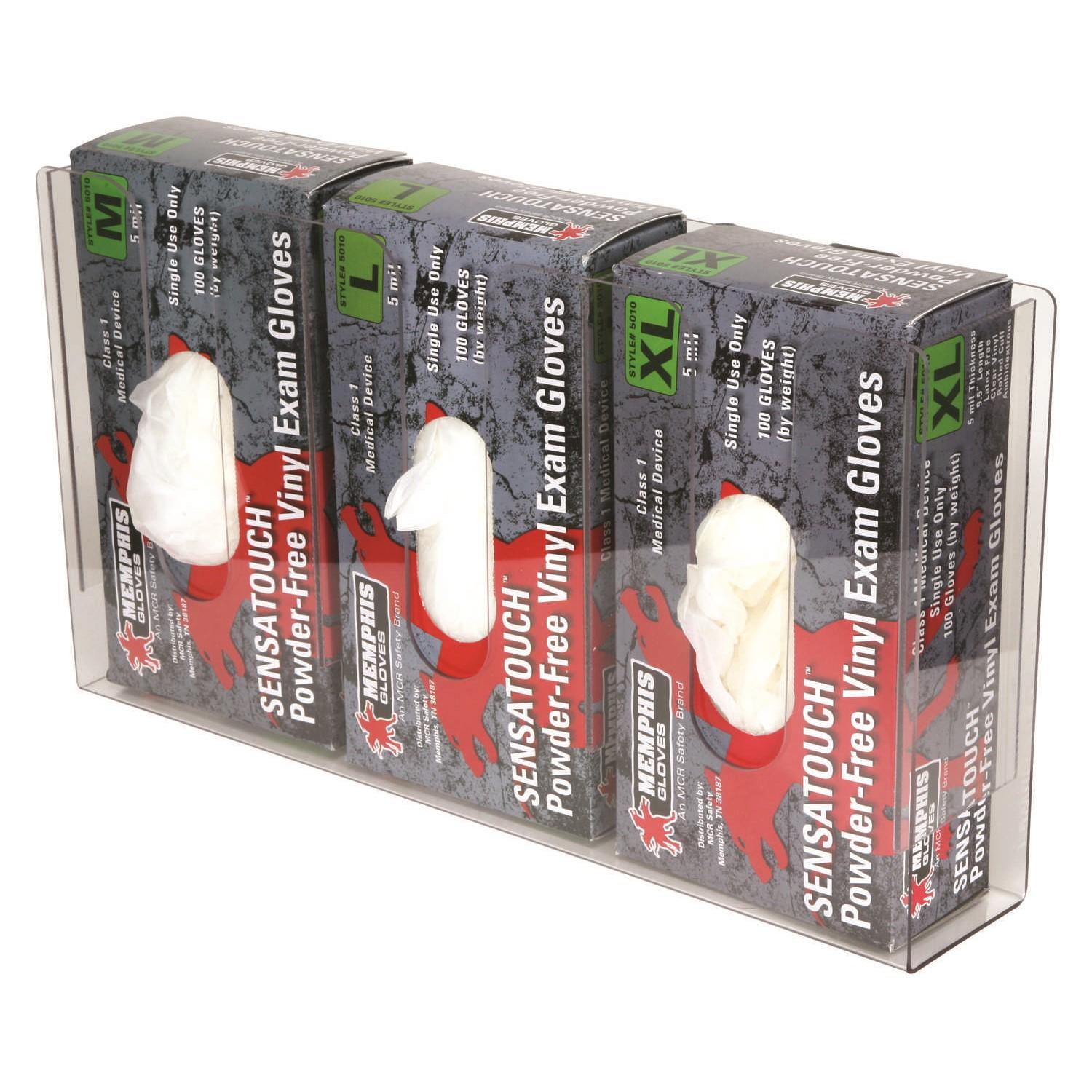 MCR SAFETY Mcr Safety 300 Acrylic Glove Dispenser 3 Slot