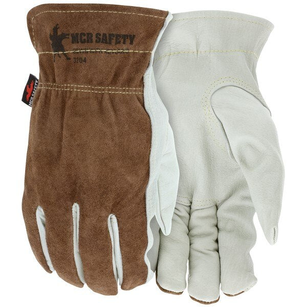 MCR SAFETY Mcr Safety 3204KL Memphis Leather Drivers Gloves Large