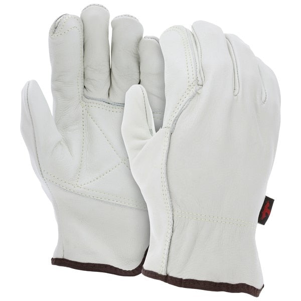 MCR SAFETY Mcr Safety 32113DPL Double Palm Cowhide Drivers Gloves