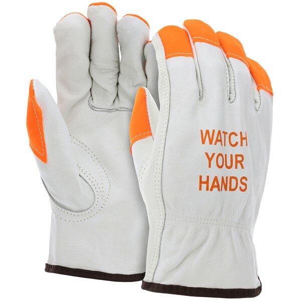 MCR SAFETY Mcr Safety 3215HVIL Cv Grade Cowhide Drivers Glove Large