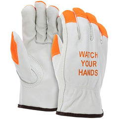 MCR SAFETY Mcr Safety 3215HVIL Cv Grade Cowhide Drivers Glove Large
