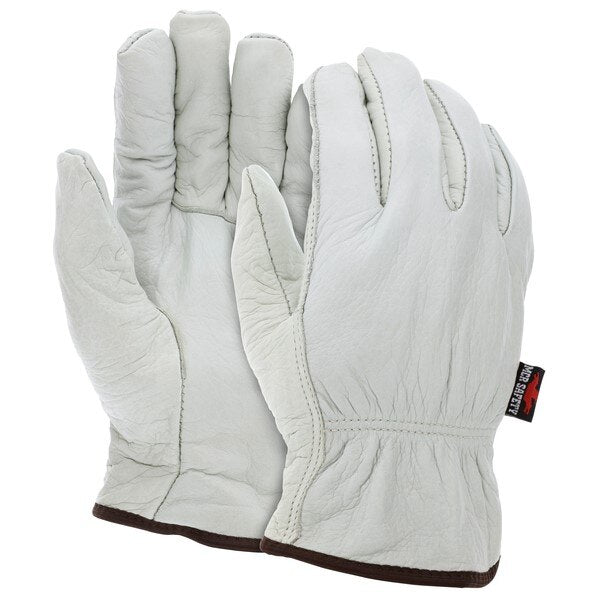 MCR SAFETY Mcr Safety 3250L Cowhide Drivers Gloves Fleece Lined Large