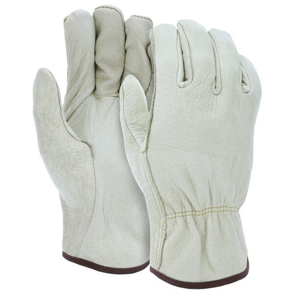 MCR SAFETY Mcr Safety M3400L Pigskin Drivers Gloves Large