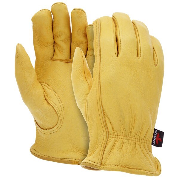 MCR SAFETY Mcr Safety 3501S Deerskin Driver Gloves Small