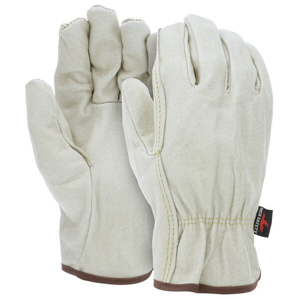 MCR SAFETY Mcr Safety 3410L Pigskin Drivers Gloves Large