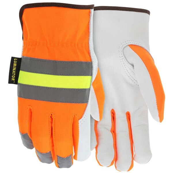 MCR SAFETY Mcr Safety 36111XL Luminator Driver Gloves Xl Hi-vis