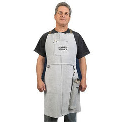 MCR SAFETY Mcr Safety 38136MW Leather Welding Bib Apron 24x36