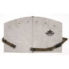 MCR SAFETY Mcr Safety 38114MW Leather Welding Bib with Snaps 14 Inches