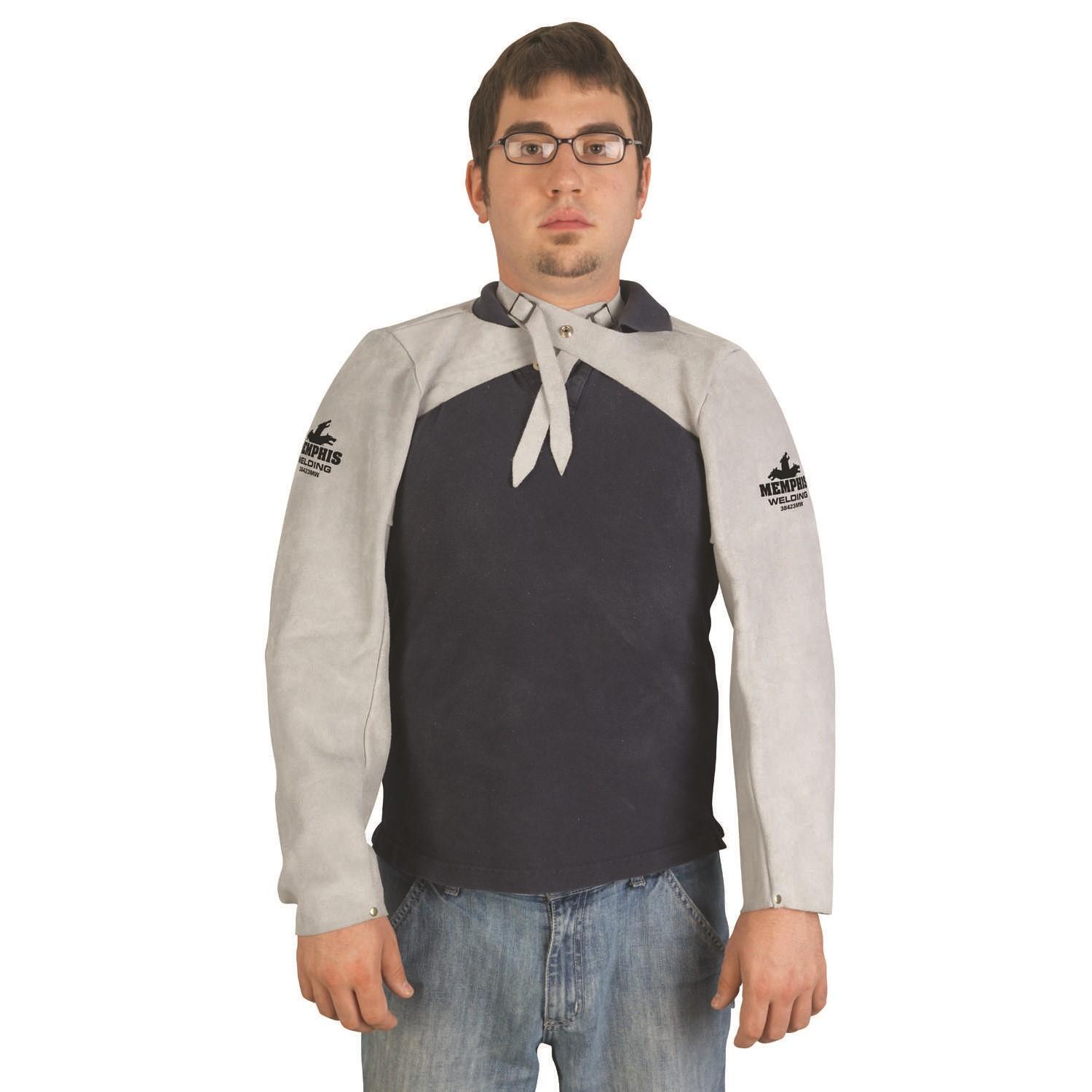 MCR SAFETY Mcr Safety 38423MW Leather Welding Sleeve 23 Inches