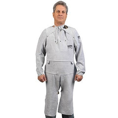 MCR SAFETY Mcr Safety 38242MW Leather Welding Bib Apron 24x42 in