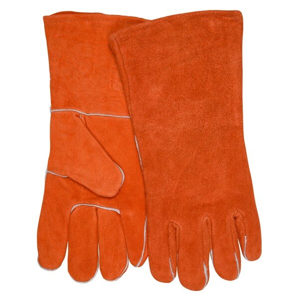 MCR SAFETY Mcr Safety 4300B Welding Gloves X-large Leather Russet