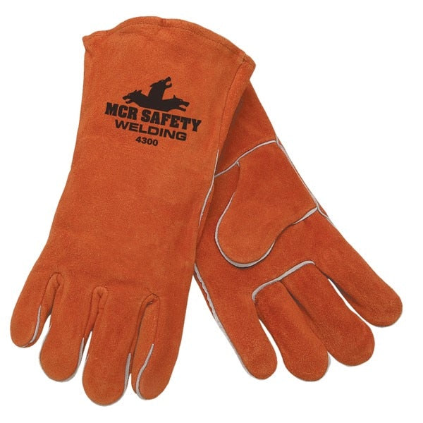MCR SAFETY Mcr Safety 4300 Welding Gloves X-large Leather