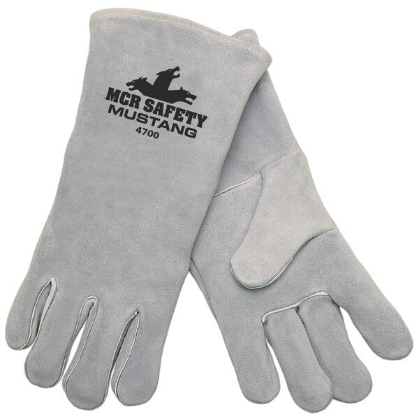 MCR SAFETY Mcr Safety 4700 Leather Welding Gloves X-large