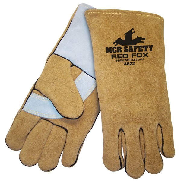 MCR SAFETY Mcr Safety 4622 Welding Gloves X-large Leather Foam Lined