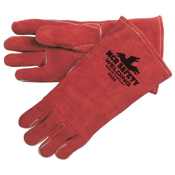 MCR SAFETY Mcr Safety 4320LH Welding Glove Xl Left Hand Leather