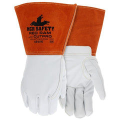 MCR SAFETY Mcr Safety 4840KM Welding Gloves Medium Goatskin Kevlar