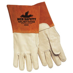 MCR SAFETY Mcr Safety 4940S Welding Gloves Small Leather