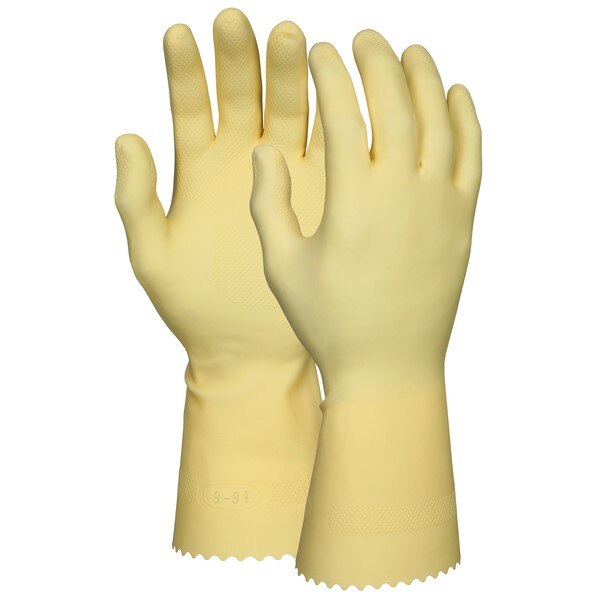 MCR SAFETY Mcr Safety 5090E Canners Latex Gloves 16 Mil Large