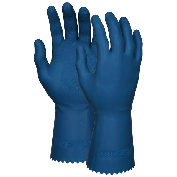 MCR SAFETY Mcr Safety 5070B Canner Latex Gloves 18 Mil Small