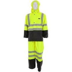 MCR SAFETY Mcr Safety 5182SX4 Hi-vis Rain Suit 2-piece 4XL