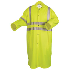MCR SAFETY Mcr Safety 518CX3 Class 3 Fr High-vis Rain Coat Lime