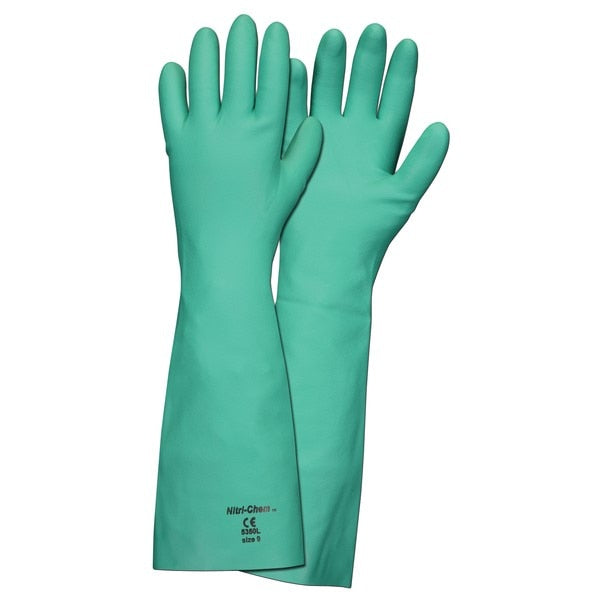 MCR SAFETY Mcr Safety 5350XXL Nitri-chem Chemical Gloves 2x-large