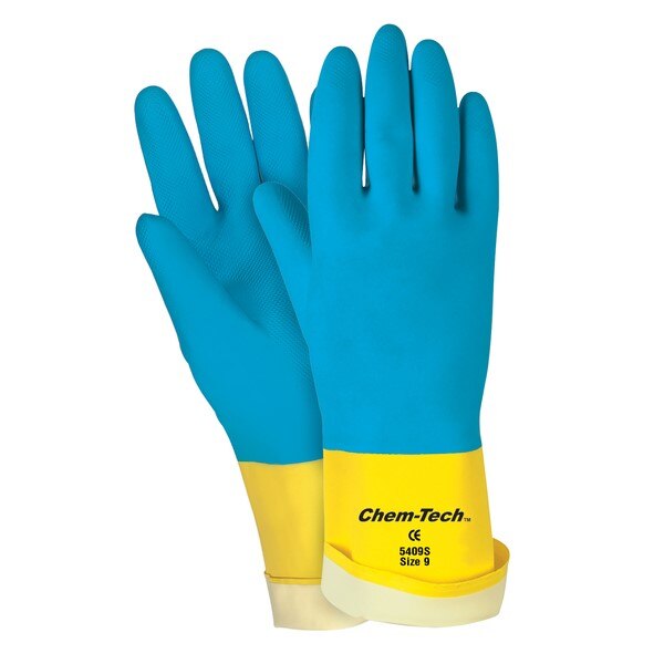 MCR SAFETY Mcr Safety 5408S Chemical Resistant Gloves Medium