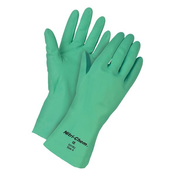 MCR SAFETY Mcr Safety 5318U Nitrile Gloves 15 Mil Size 8.5