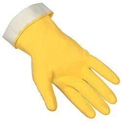 MCR SAFETY Mcr Safety 5290P Flock Lined Latex Gloves Large