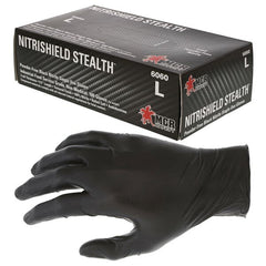 MCR SAFETY Mcr Safety 6060S Disposable Nitrile Gloves Small Black