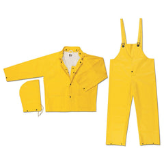 MCR SAFETY Mcr Safety 6003M Commodore Pvc Rain Suit 3-piece Yellow