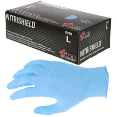 MCR SAFETY Mcr Safety 6001L Nitrile Gloves 4 Mil Large Blue