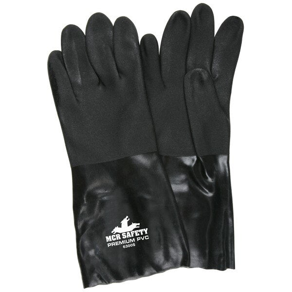 MCR SAFETY Mcr Safety 6300S Pvc Gloves 14 Inch Gauntlet Cuff Large