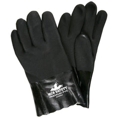 MCR SAFETY Mcr Safety 6200SJ Pvc Work Gloves Large Gauntlet Cuff
