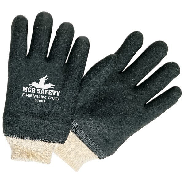 MCR SAFETY Mcr Safety 6100S Pvc Work Gloves 10 Inch Large