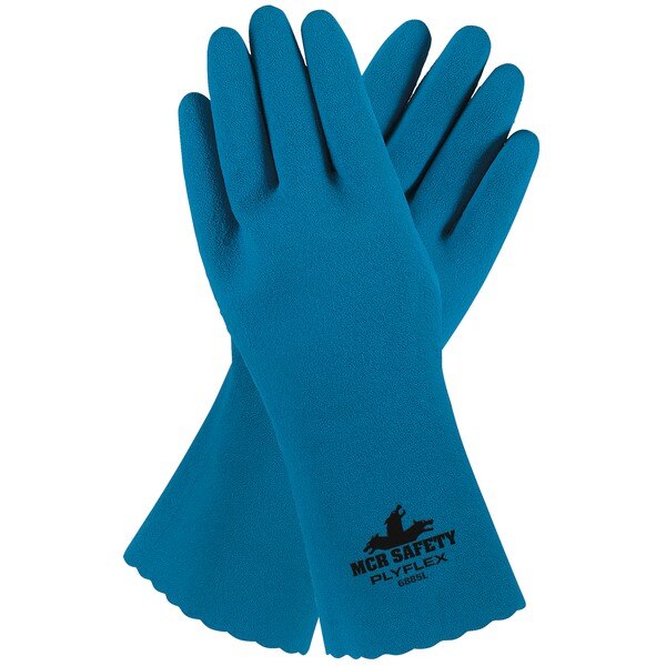 MCR SAFETY Mcr Safety 6885XXL Plyflex Latex Gloves 12 Inch 2x-large