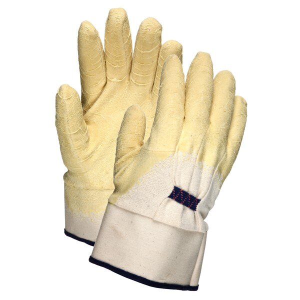 MCR SAFETY Mcr Safety 6840 Latex Safety Gloves Large Safety Cuff