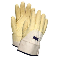 MCR SAFETY Mcr Safety 6840 Latex Safety Gloves Large Safety Cuff