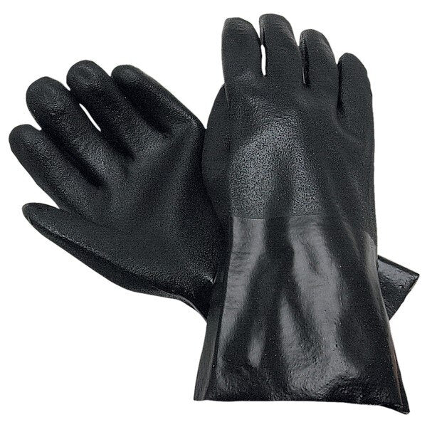 MCR SAFETY Mcr Safety 6524S Pvc Double Dip Gloves 14 in Gauntlet