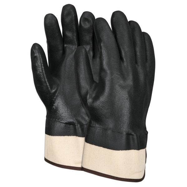 MCR SAFETY Mcr Safety 6521SC Double Dip Pvc Gloves Large 10.5 in
