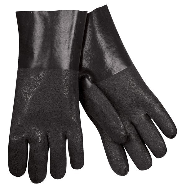 MCR SAFETY Mcr Safety 6512SJ Double Dip Pvc Gloves 12 Inches Large