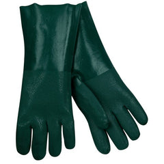 MCR SAFETY Mcr Safety 6424 Pvc Work Gloves 14 Inch Hunter Green