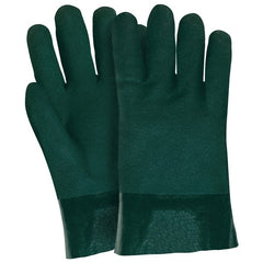 MCR SAFETY Mcr Safety 6421 Pvc Work Gloves Large Hunter Green 10 Inch