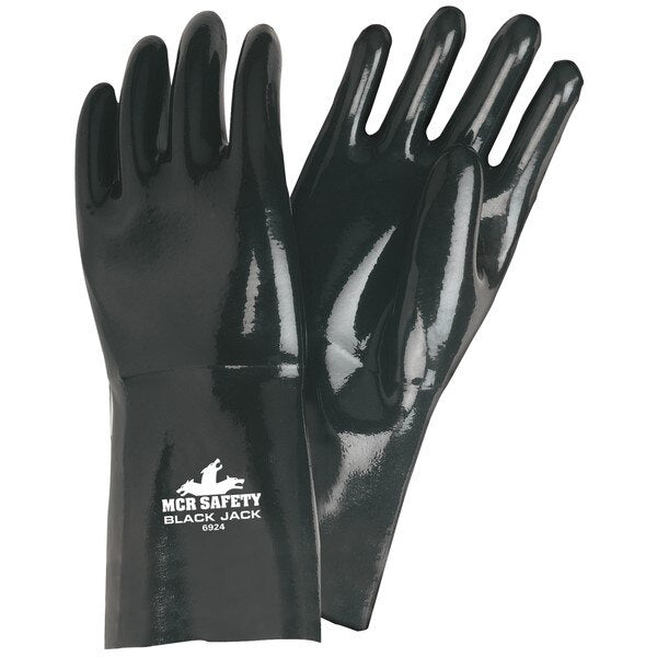 MCR SAFETY Mcr Safety 6924 Neoprene Gloves 14 Inch Large Black