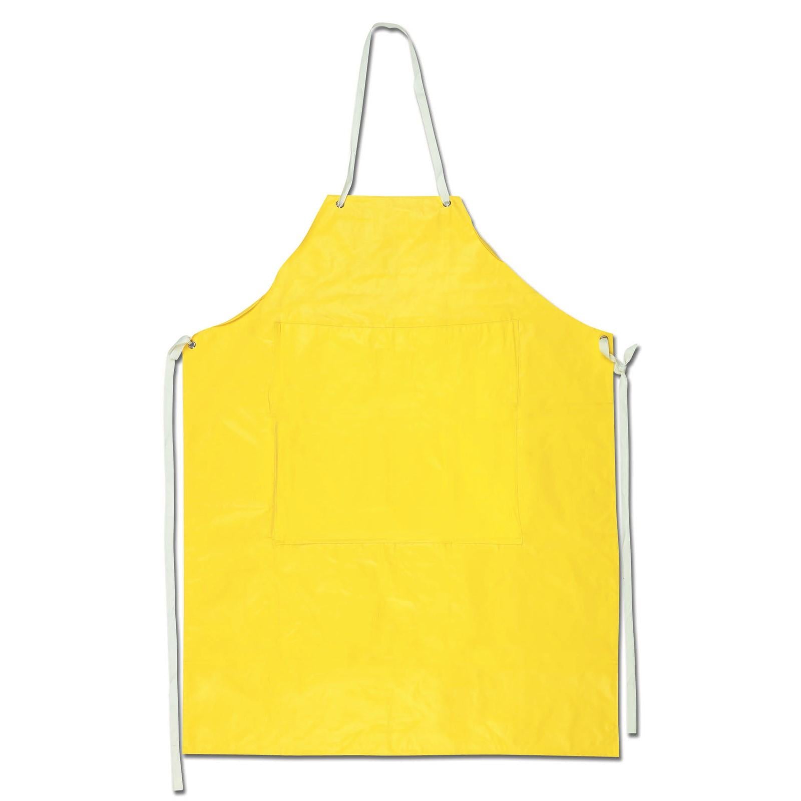 MCR SAFETY Mcr Safety 800S4P Neoprene Nylon Apron Yellow