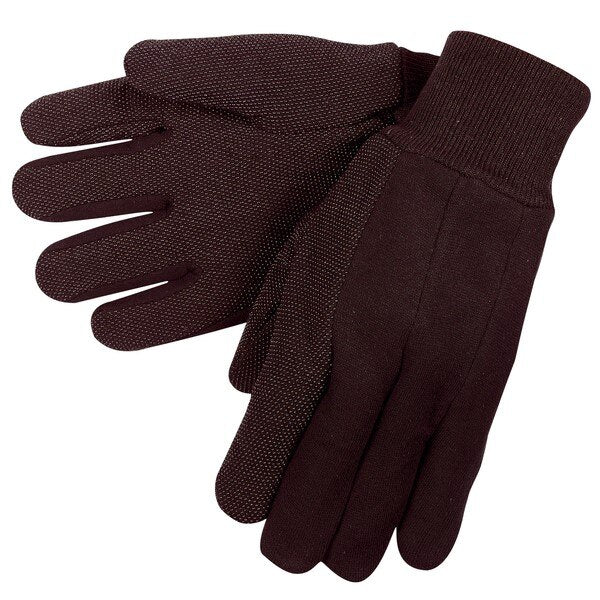 MCR SAFETY Mcr Safety 7810 Dotted Jersey Work Gloves Large Brown